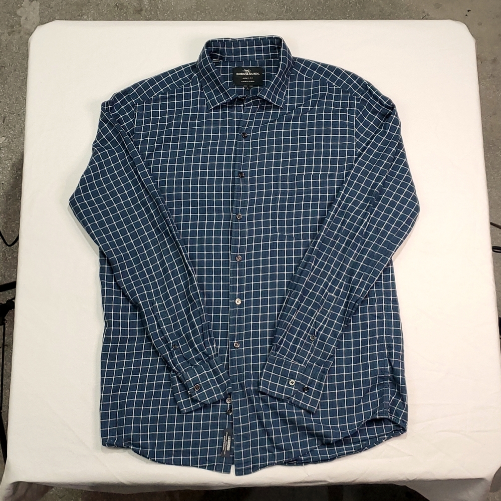 Rodd & Gunn Mens Long Sleeve Shirt Leggiuno Fabric